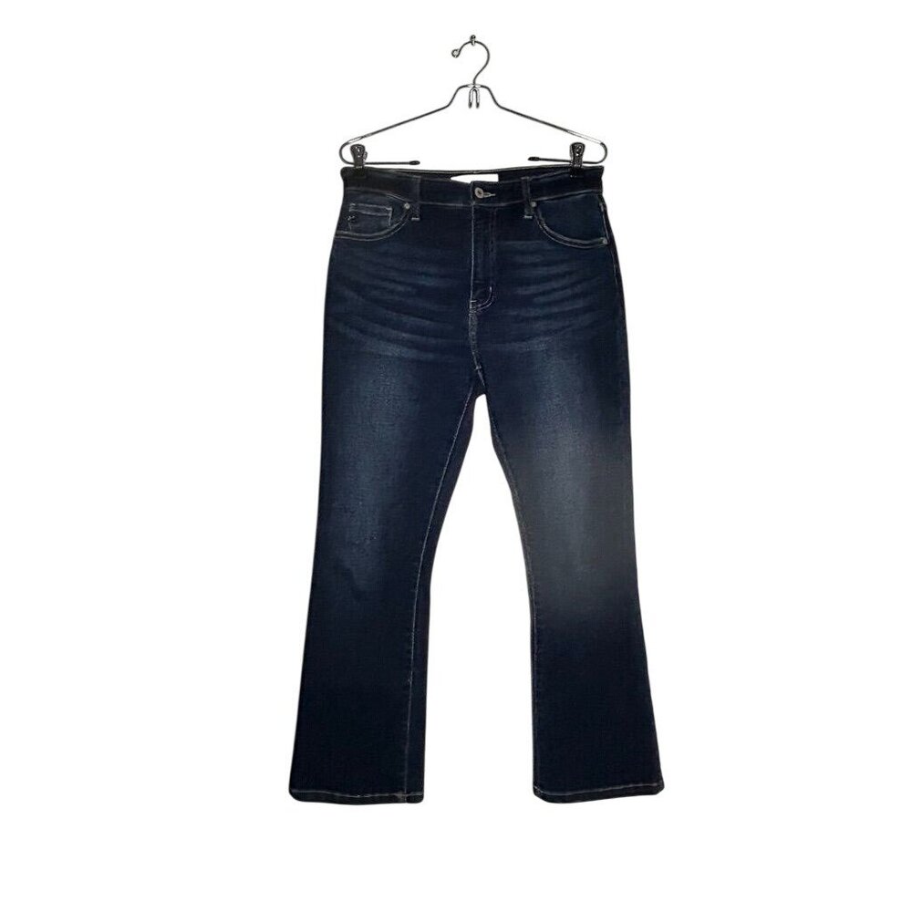 KanCan Women's High Rise - Straight Stretch Jeans in Blue - Sz 9/28